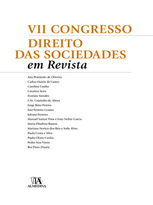cover image of VII Congresso Direito das Sociedades em Revista